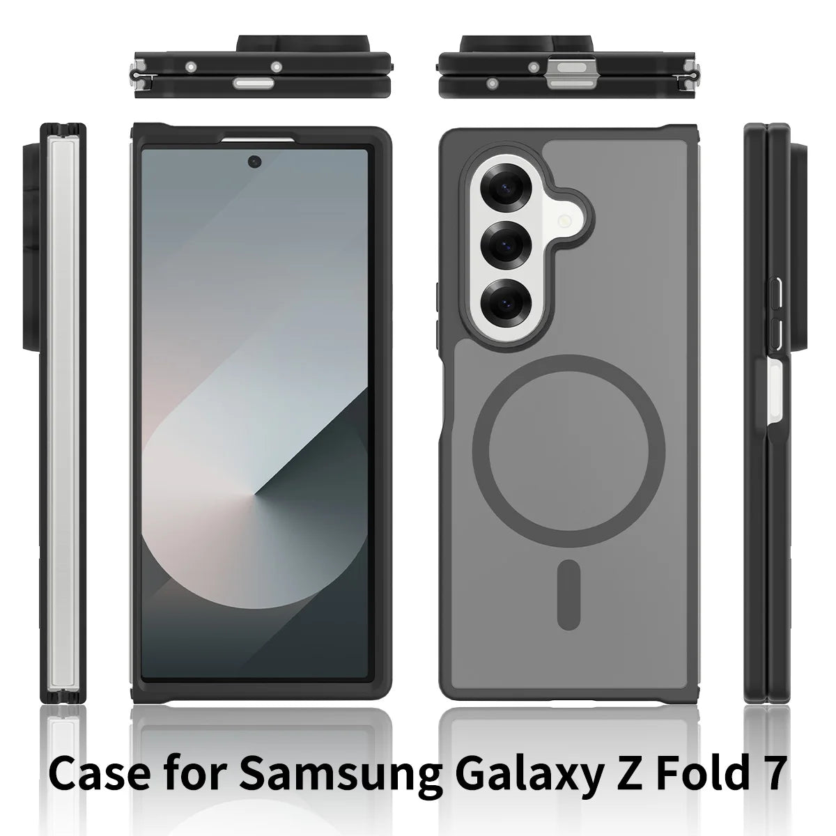 Samsung Galaxy Z Fold 7 - Translucent SnapGuard Magnetic Armor Mobile Case