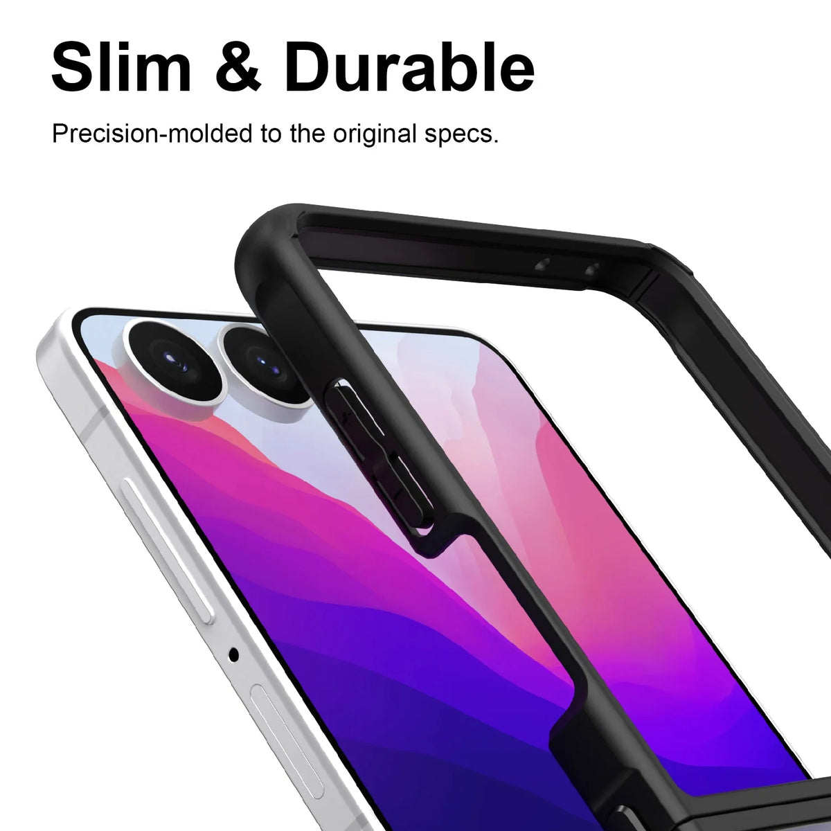 Samsung Galaxy Z Flip 8 - Translucent SnapGuard Magnetic Armor Mobile Case