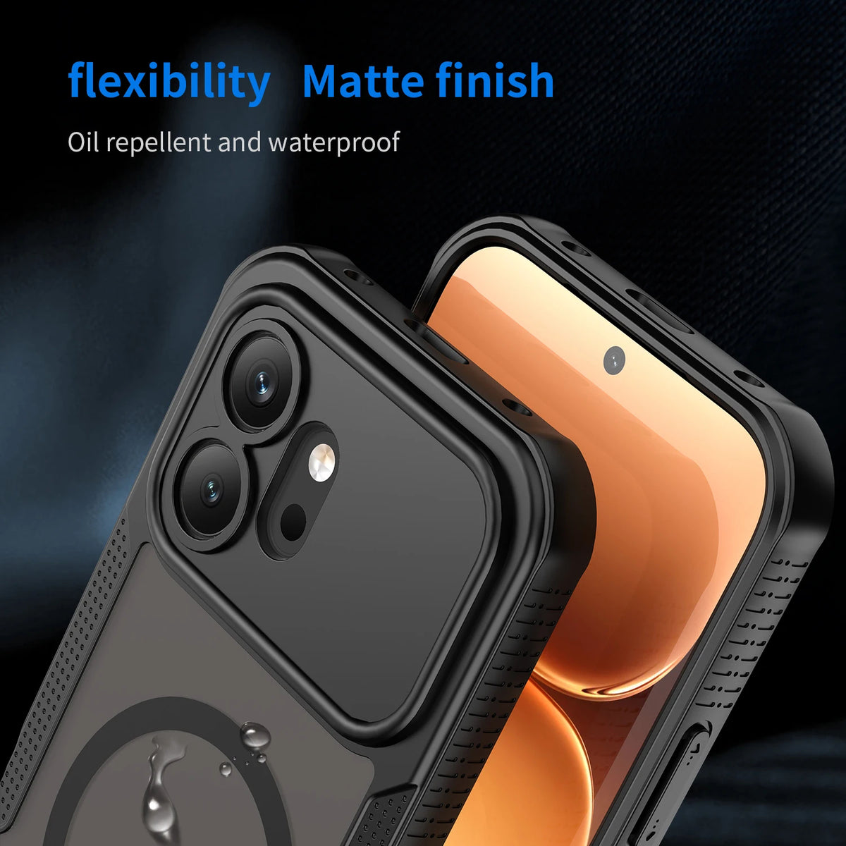 Honor 600 - Translucent FlexCore Magnetic Armor Mobile Cover