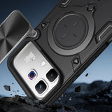 Infinix Note 60/60 Pro - Bunker Ring Kickstand Case with Slide Camera Protection