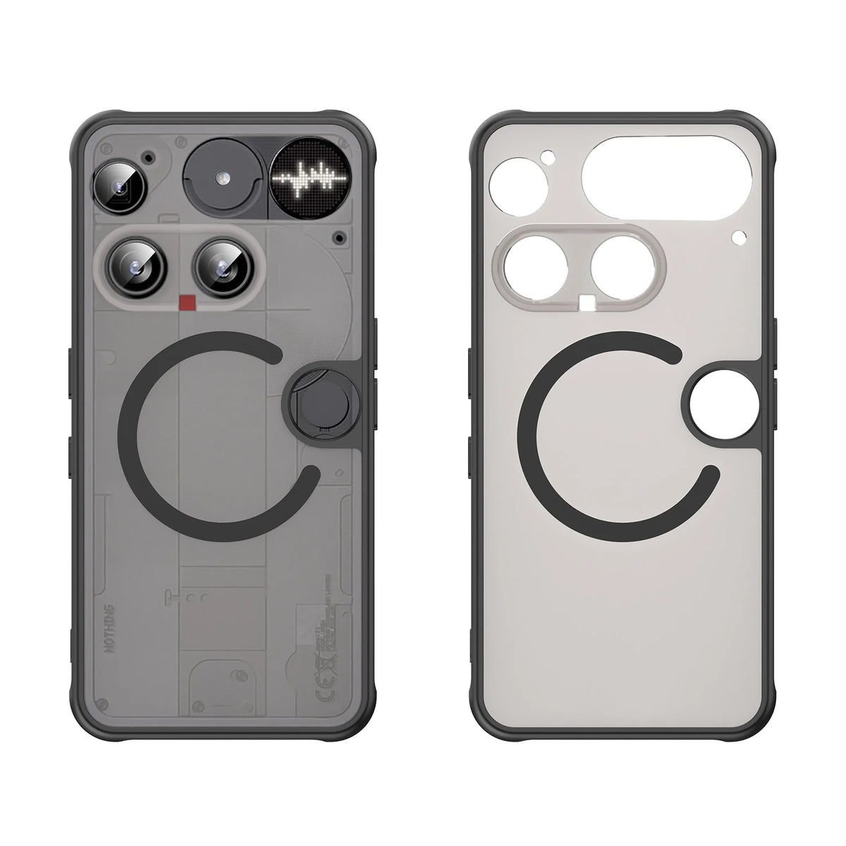 Nothing Phone 3 - Translucent SnapGuard Magnetic Armor Mobile Case