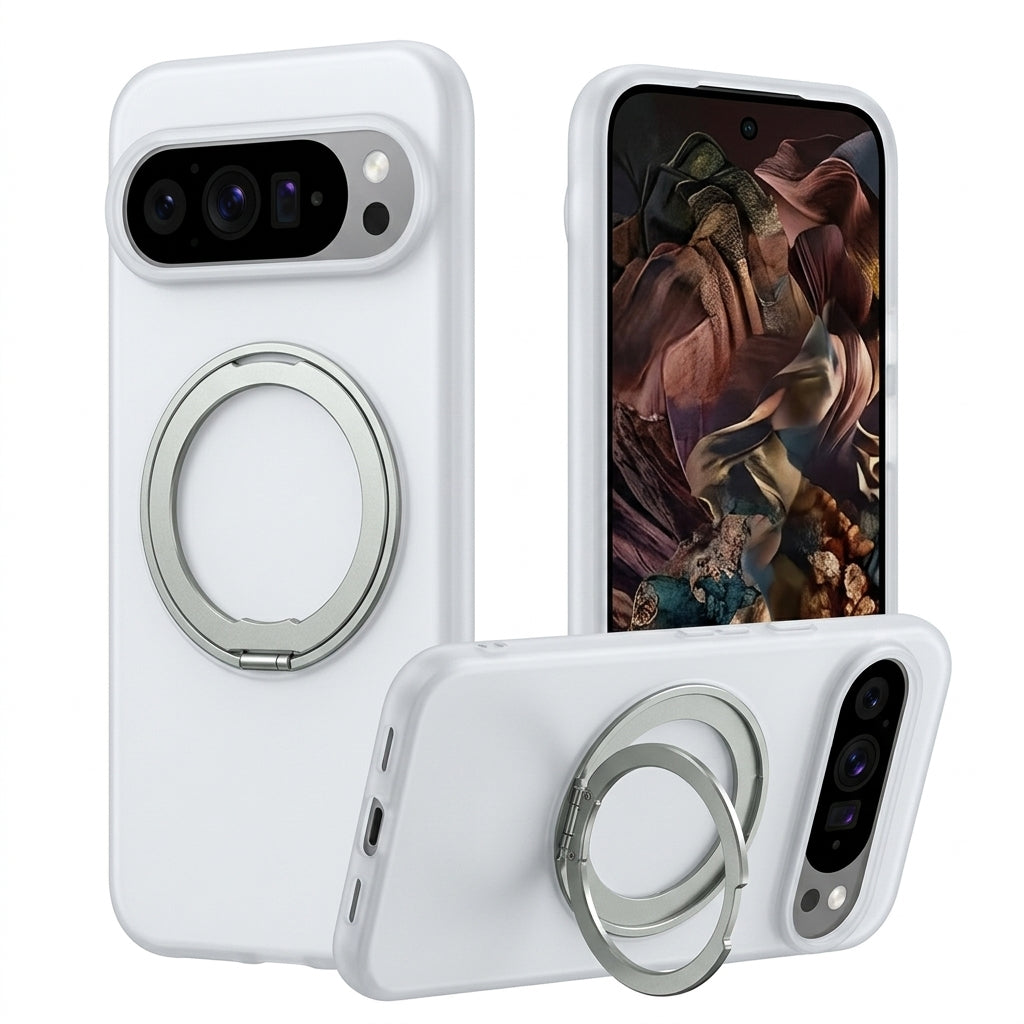 Google Pixel 9 Pro XL - Translucent RingCore 360° Rotating Kickstand MagSafe Case