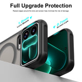 Xiaomi 18 Pro Max - Translucent SnapGuard Magnetic Armor Mobile Case