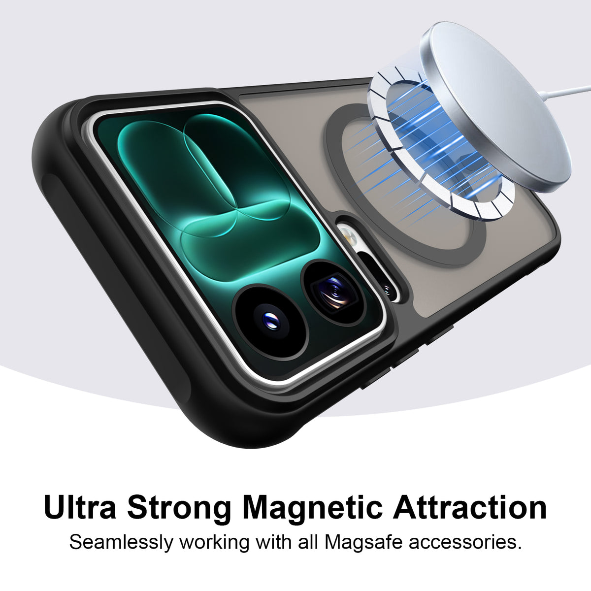 Xiaomi 18 Pro Max - Translucent SnapGuard Magnetic Armor Mobile Case