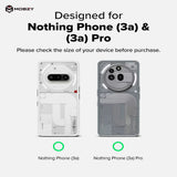 Nothing Phone 3a - Tempered Glass Screen Protector with Easy Install Kit – 9H 4K Clear