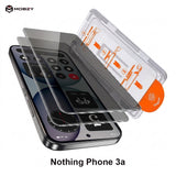 Nothing Phone 3a - Privacy Glass Screen Protector with Easy Install Kit – 9H Anti-Spy