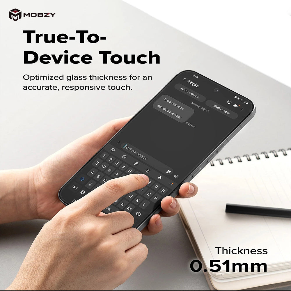 Nothing Phone 3a - Privacy Glass Screen Protector with Easy Install Kit – 9H Anti-Spy