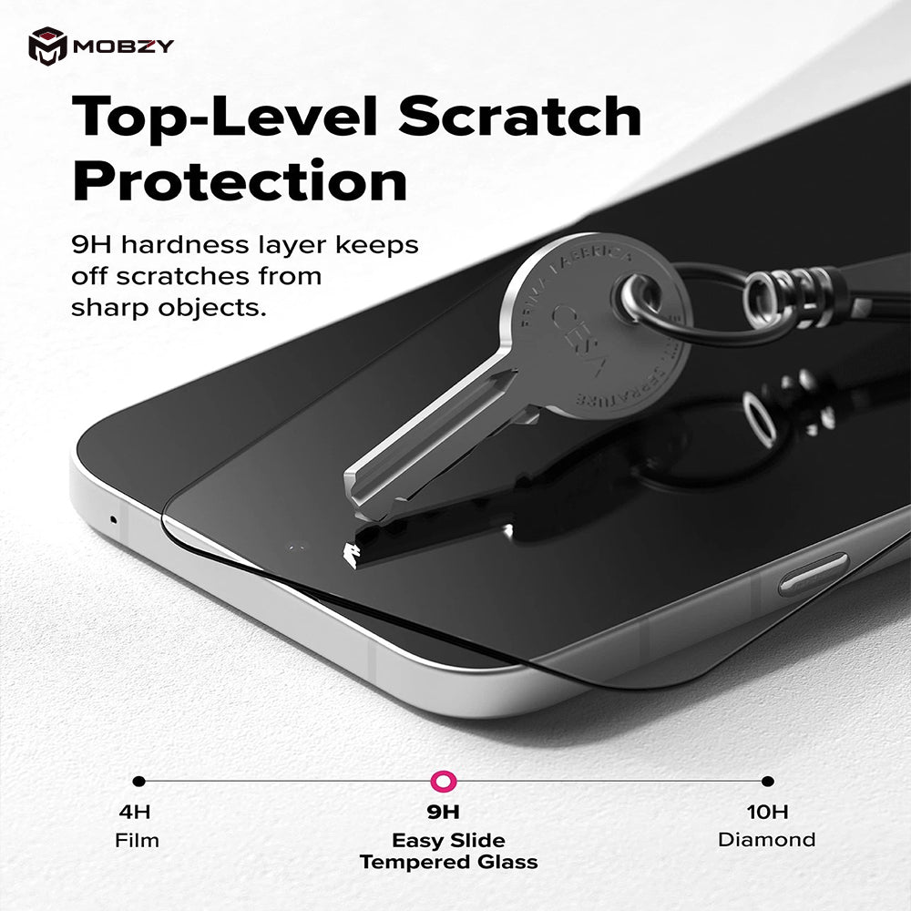 Nothing Phone 3a - Privacy Glass Screen Protector with Easy Install Kit – 9H Anti-Spy