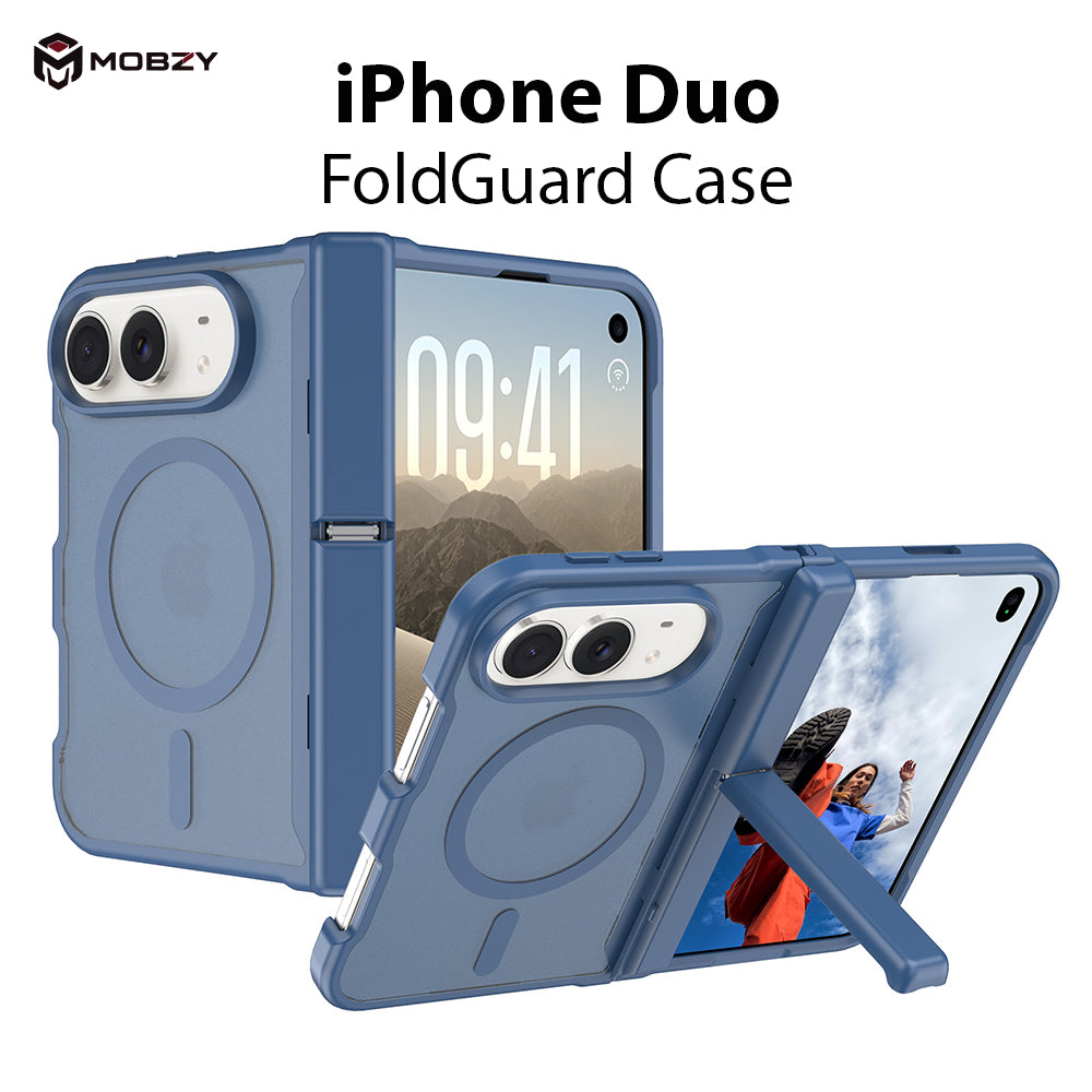 iPhone Duo - Heavy Duty FoldGuard Case with MagSafe & Hands-Free Stand