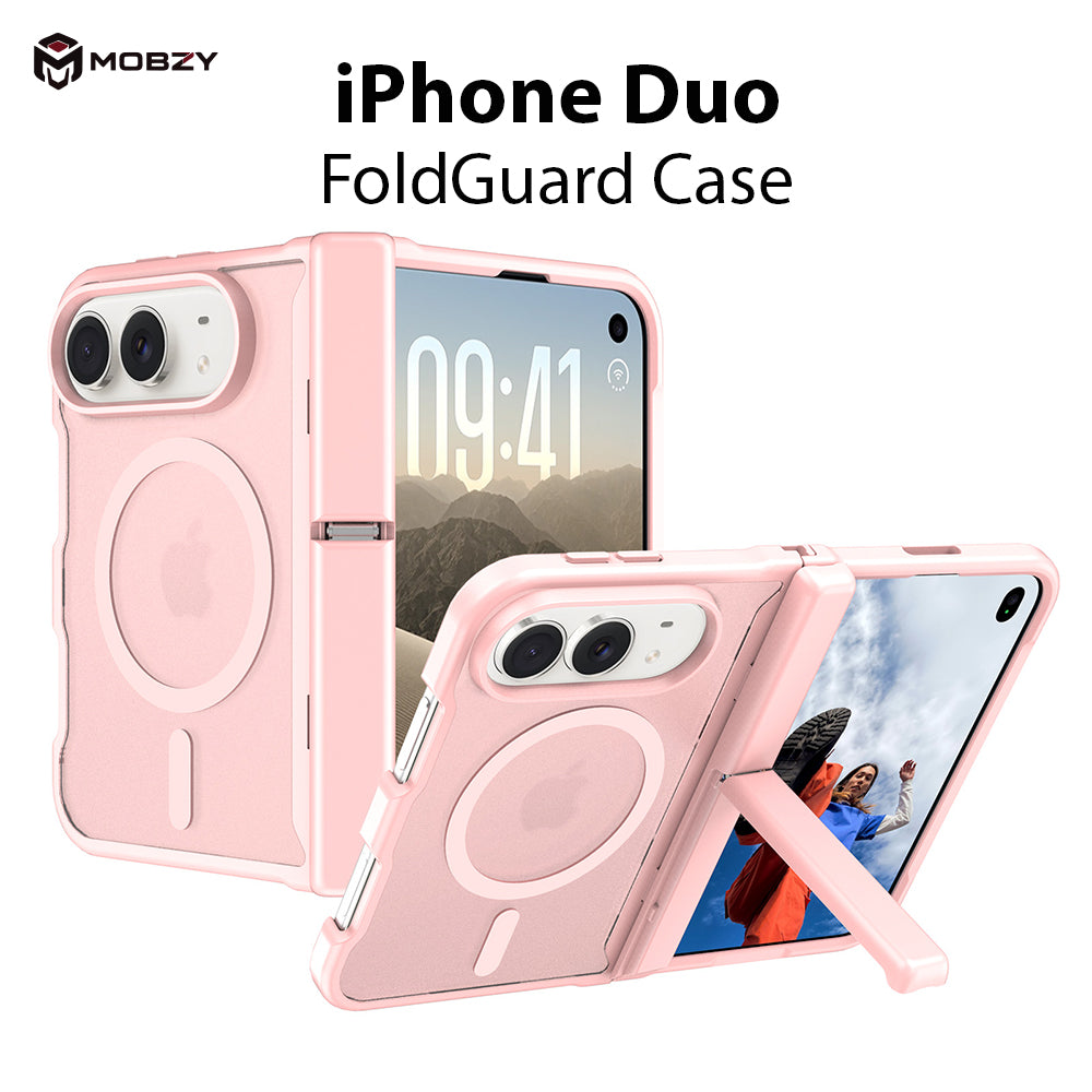 iPhone Duo - Heavy Duty FoldGuard Case with MagSafe & Hands-Free Stand