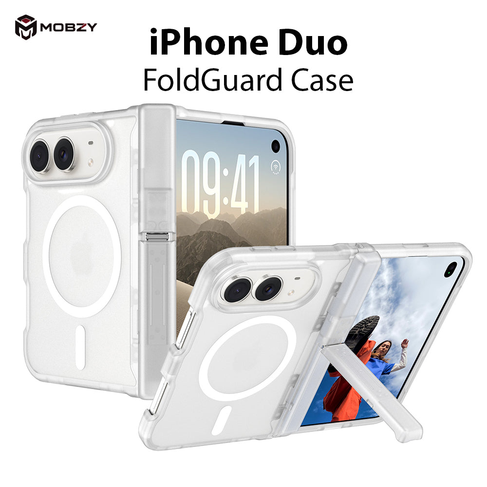 iPhone Duo - Heavy Duty FoldGuard Case with MagSafe & Hands-Free Stand