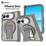 iPhone Duo - Durable MistGuard Magnetic Case with Kick-Stand