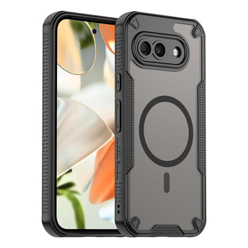 Google Pixel 9a - Translucent FlexCore Magnetic Armor Mobile Cover