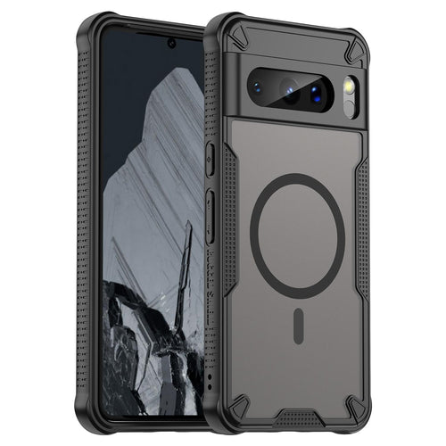 Google Pixel 8 Pro - Translucent FlexCore Magnetic Armor Mobile Cover