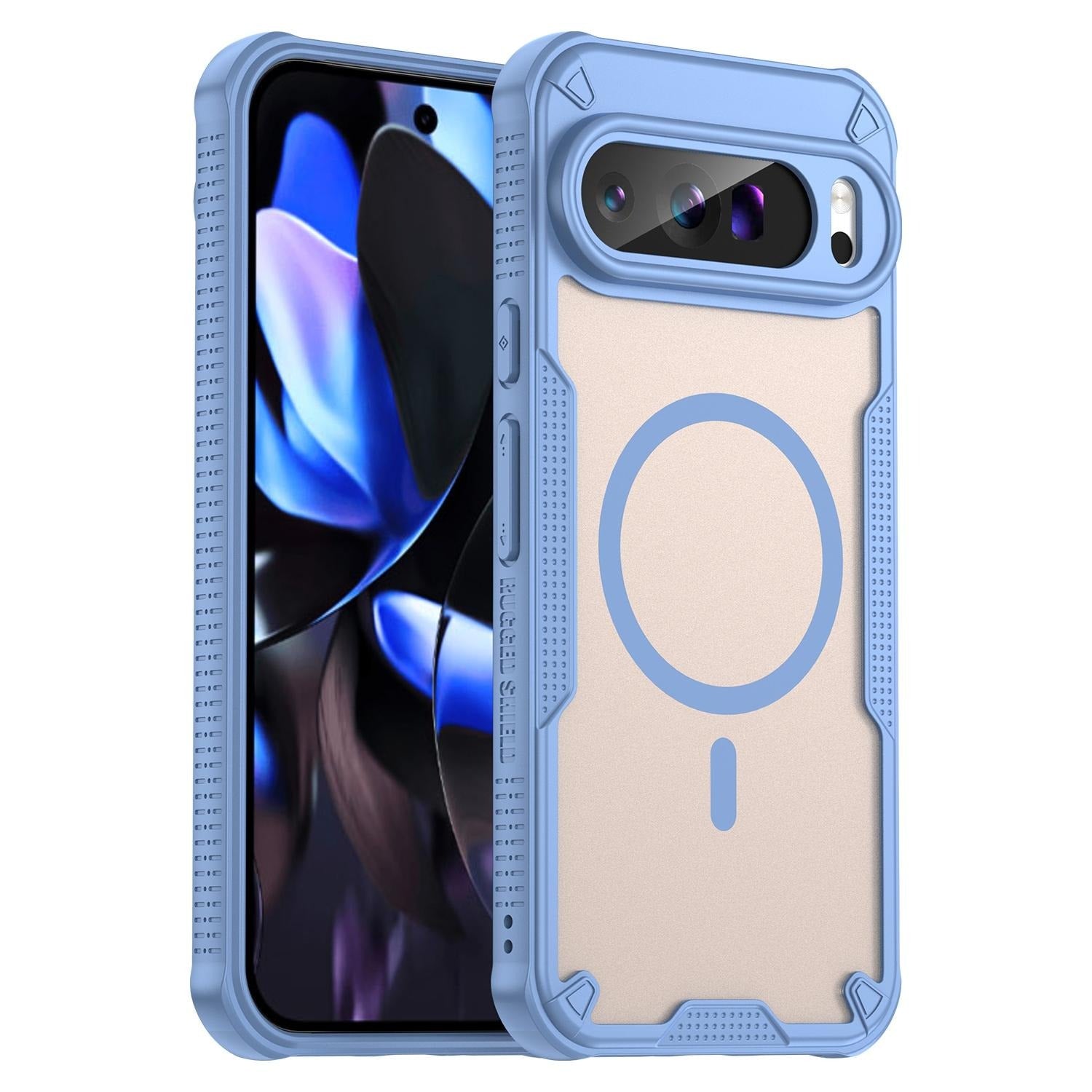 Google Pixel 9 Pro - Translucent FlexCore Magnetic Armor Mobile Cover