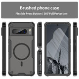 Google Pixel 8 Pro - Translucent FlexCore Magnetic Armor Mobile Cover