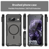 Google Pixel 8 - Translucent FlexCore Magnetic Armor Mobile Cover