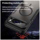 Google Pixel 9 Pro - Translucent FlexCore Magnetic Armor Mobile Cover