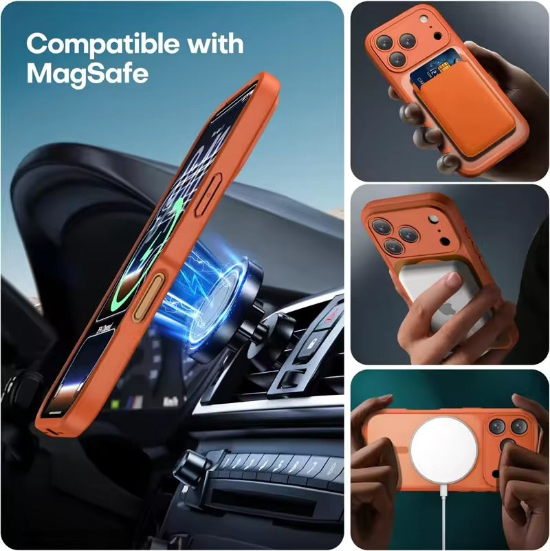 iPhone 17 Pro Max/ 18 Pro Max - Translucent SnapGuard Magnetic Armor Mobile Case