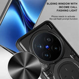 Vivo X300 Pro - Bunker Ring Kickstand Case with Slide Camera Protection