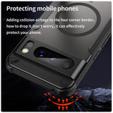 Google Pixel 8 Pro - Translucent FlexCore Magnetic Armor Mobile Cover