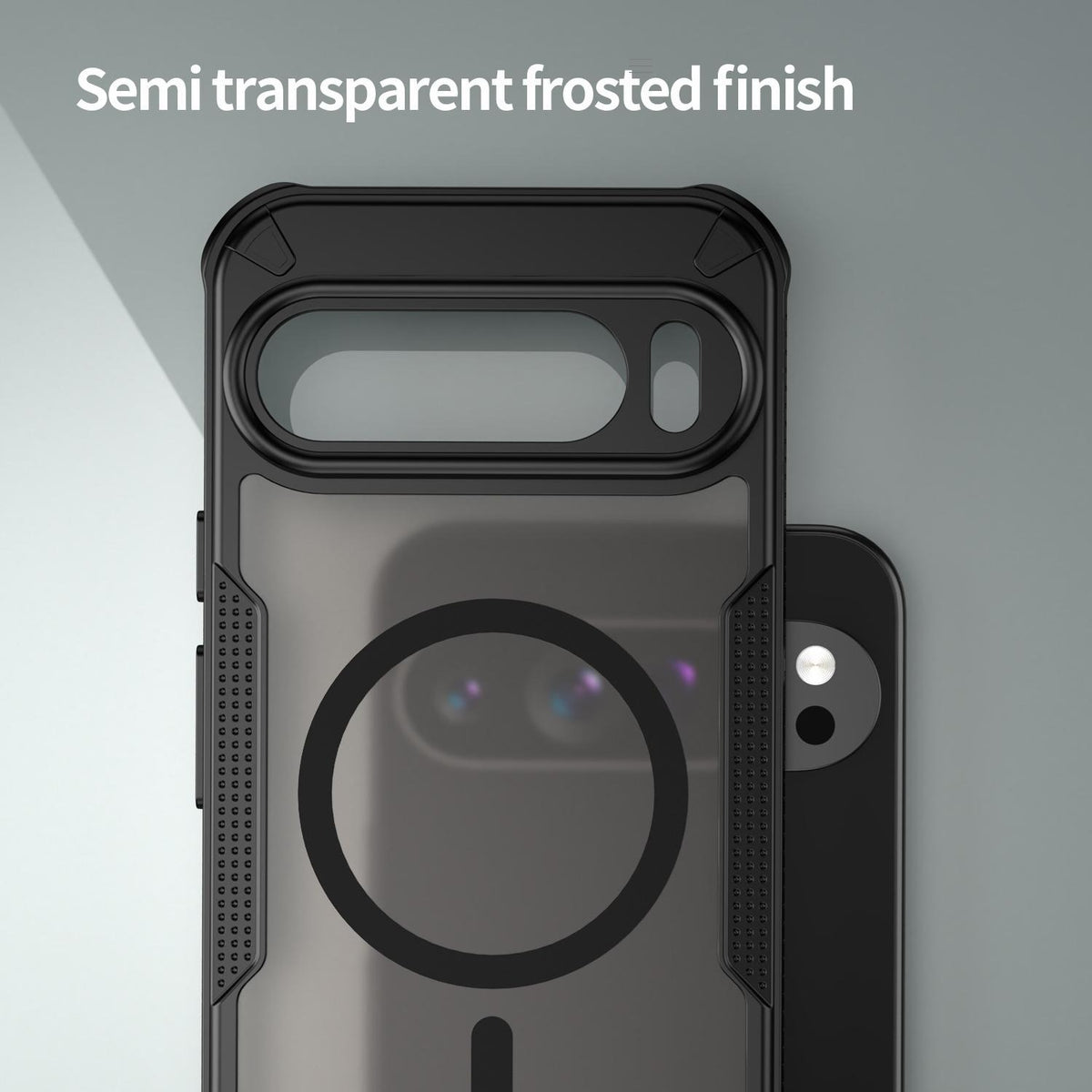 Google Pixel 9 Pro - Translucent FlexCore Magnetic Armor Mobile Cover