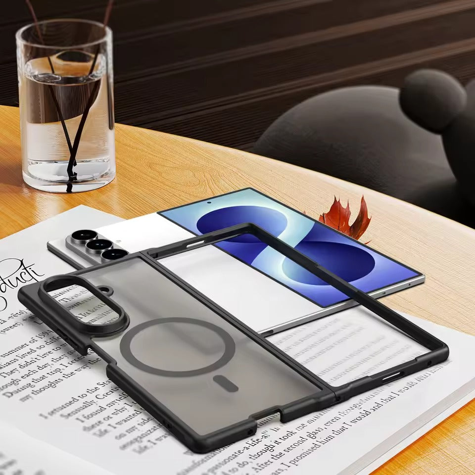 Samsung Galaxy Z Fold 8 Ultra - Translucent SnapGuard Magnetic Armor Mobile Case
