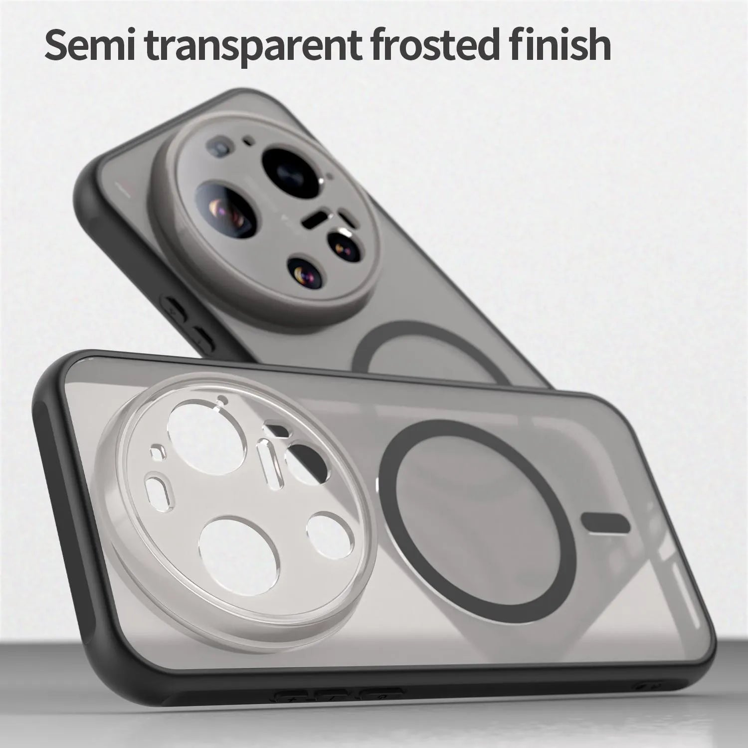 Xiaomi 17 Ultra - Translucent SnapGuard Magnetic Armor Mobile Case