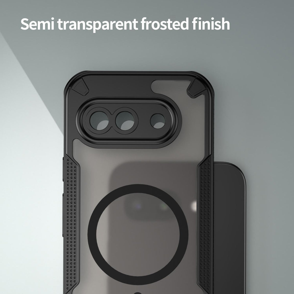 Google Pixel 9a - Translucent FlexCore Magnetic Armor Mobile Cover
