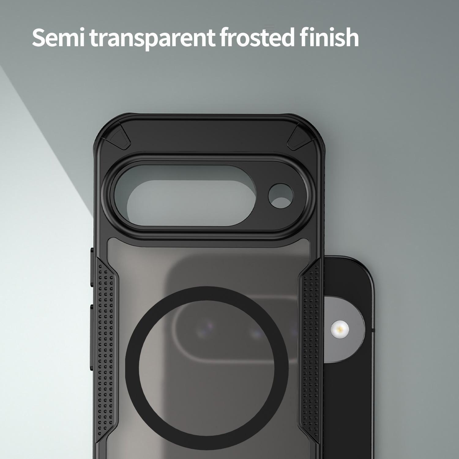 Google Pixel 10 - Translucent FlexCore Magnetic Armor Mobile Cover