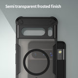 Google Pixel 8 Pro - Translucent FlexCore Magnetic Armor Mobile Cover