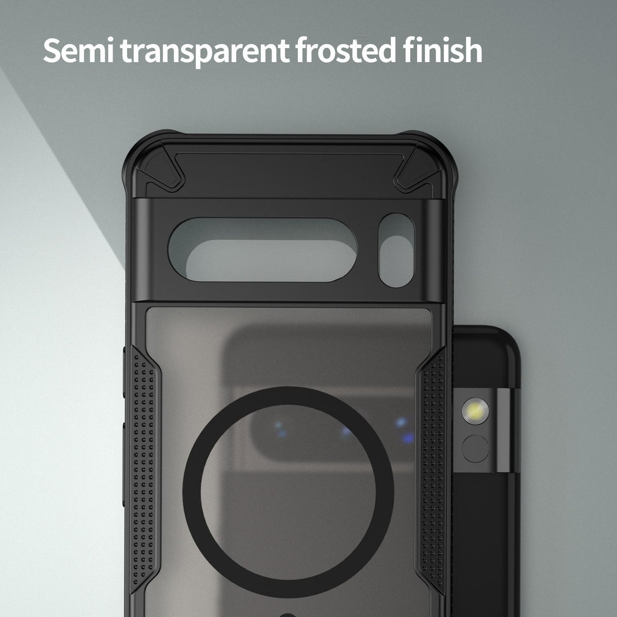 Google Pixel 8 Pro - Translucent FlexCore Magnetic Armor Mobile Cover