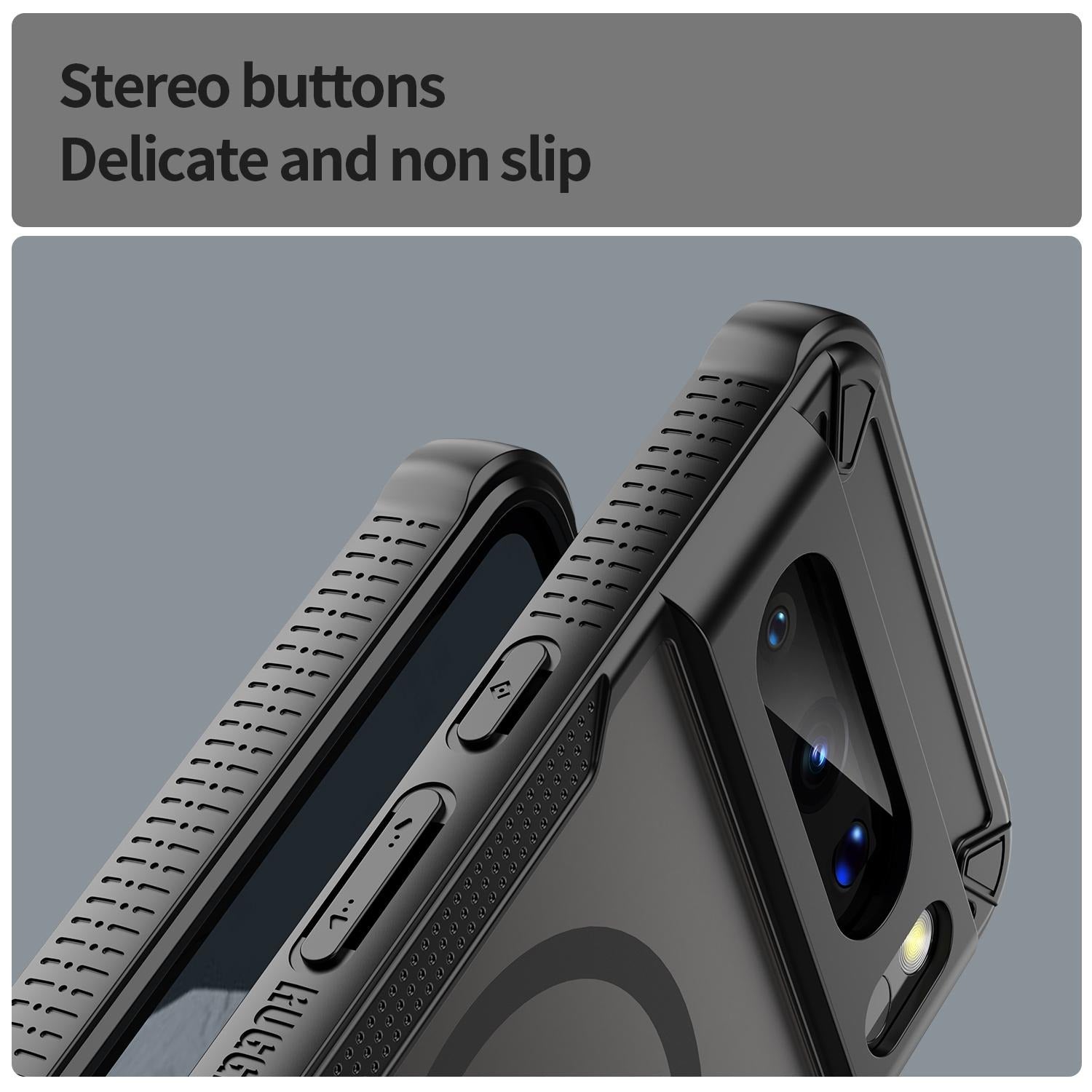 Google Pixel 8 Pro - Translucent FlexCore Magnetic Armor Mobile Cover