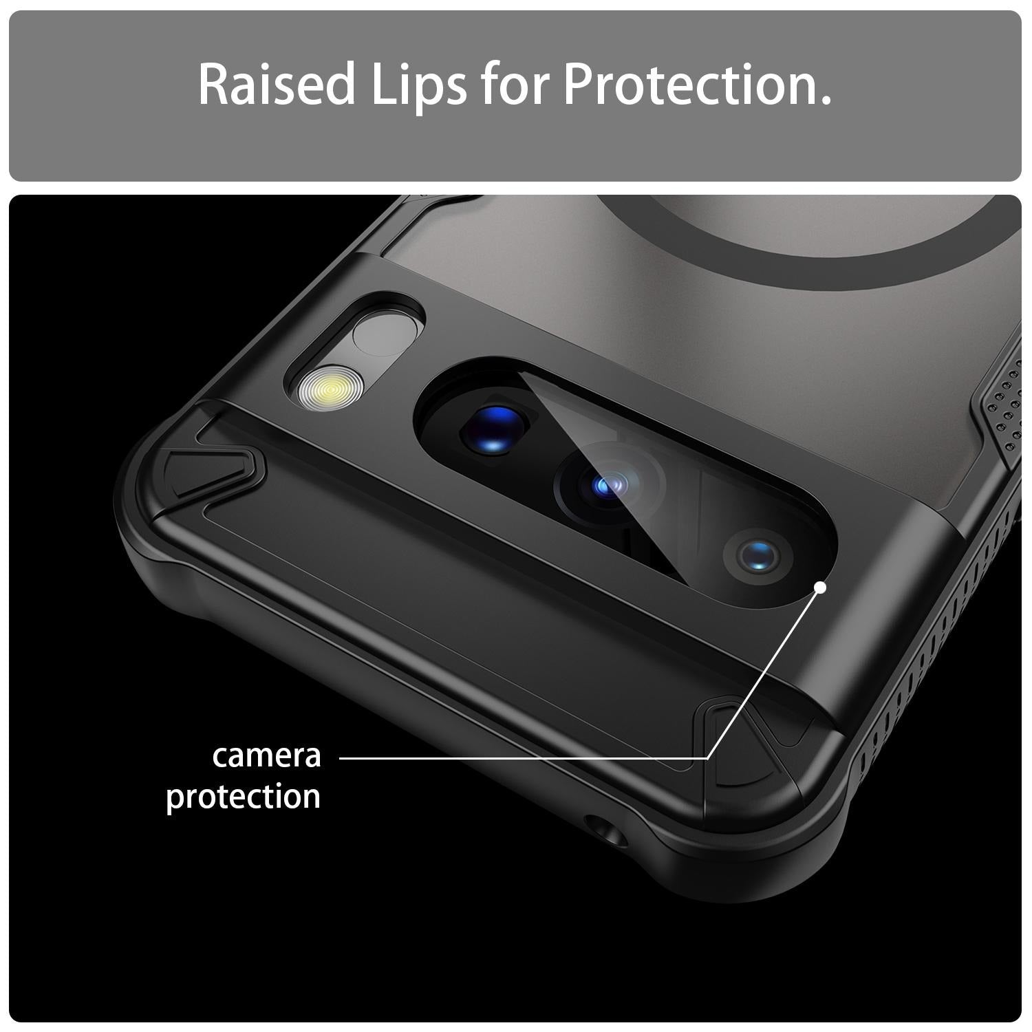 Google Pixel 8 Pro - Translucent FlexCore Magnetic Armor Mobile Cover