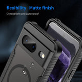 Google Pixel 8 - Translucent FlexCore Magnetic Armor Mobile Cover