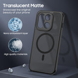 OnePlus 15 - Translucent SnapGuard Magnetic Armor Mobile Case