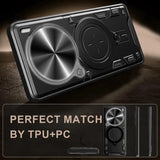 Xiaomi 17 Ultra - Bunker Ring Kickstand Case with Slide Camera Protection