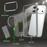 iPhone 17 Pro Max/ 18 Pro Max - Durable MistGuard Magnetic Case with Kick-Stand