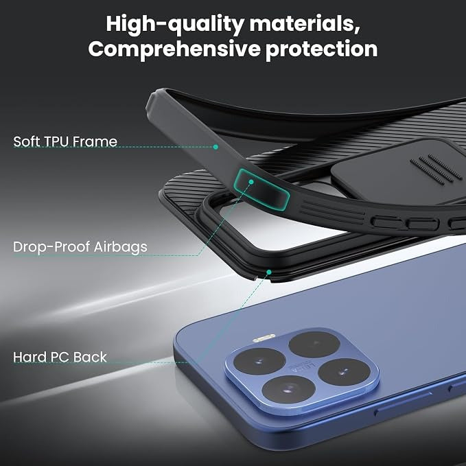 Xiaomi 17T Pro - Nillkin CamShield Pro, Slide Camera Protection Case