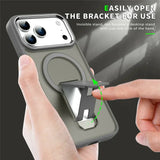 iPhone 17 Pro Max/ 18 Pro Max - Durable MistGuard Magnetic Case with Kick-Stand