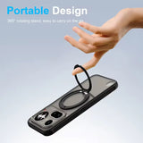 Nothing Phone 3a Lite - Translucent RingCore 360° Rotating Kickstand MagSafe Case
