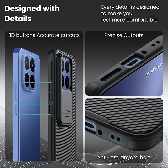 Xiaomi 17T Pro - Nillkin CamShield Pro, Slide Camera Protection Case