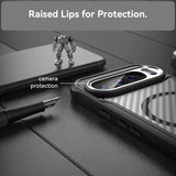 Google Pixel 9 Pro XL - BoltCore Carbon Fiber MagSafe Heavy Duty Armor Case