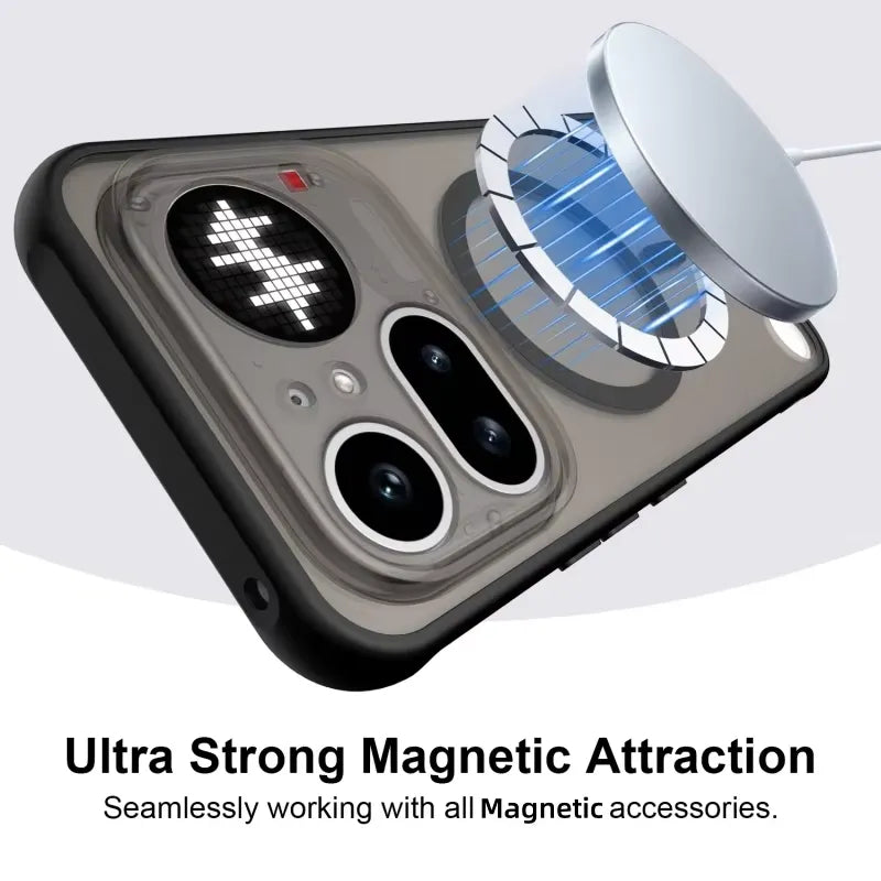 Nothing Phone 4a Pro - Translucent SnapGuard Magnetic Armor Mobile Case