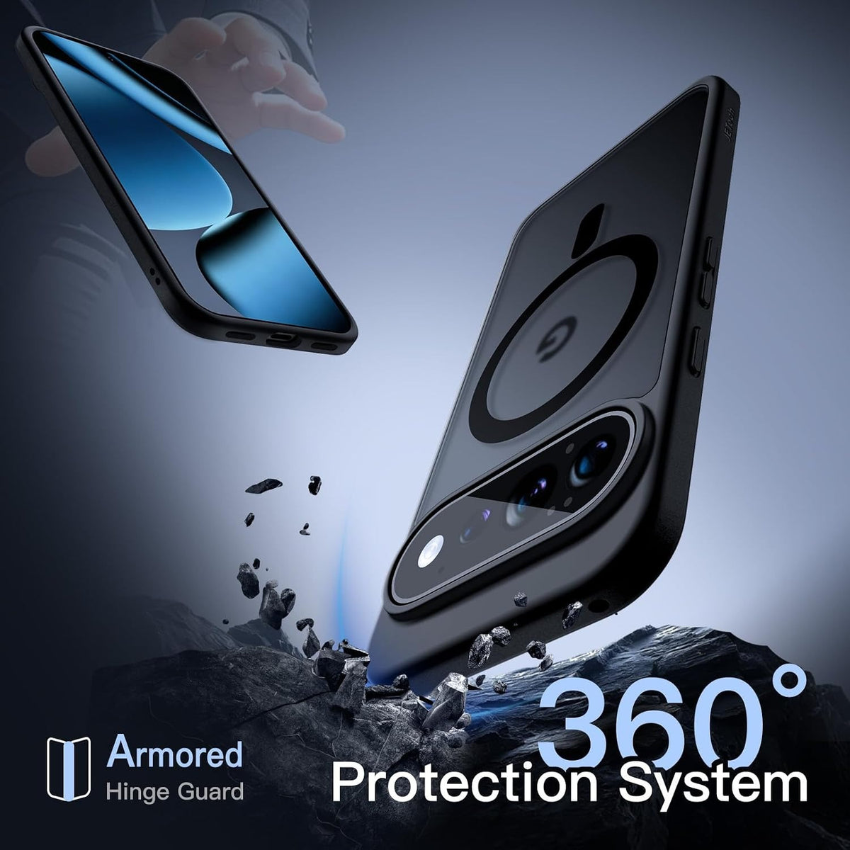 Google Pixel 11 Pro - Translucent SnapGuard Magnetic Armor Mobile Case