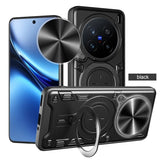 Vivo X300 Pro - Bunker Ring Kickstand Case with Slide Camera Protection