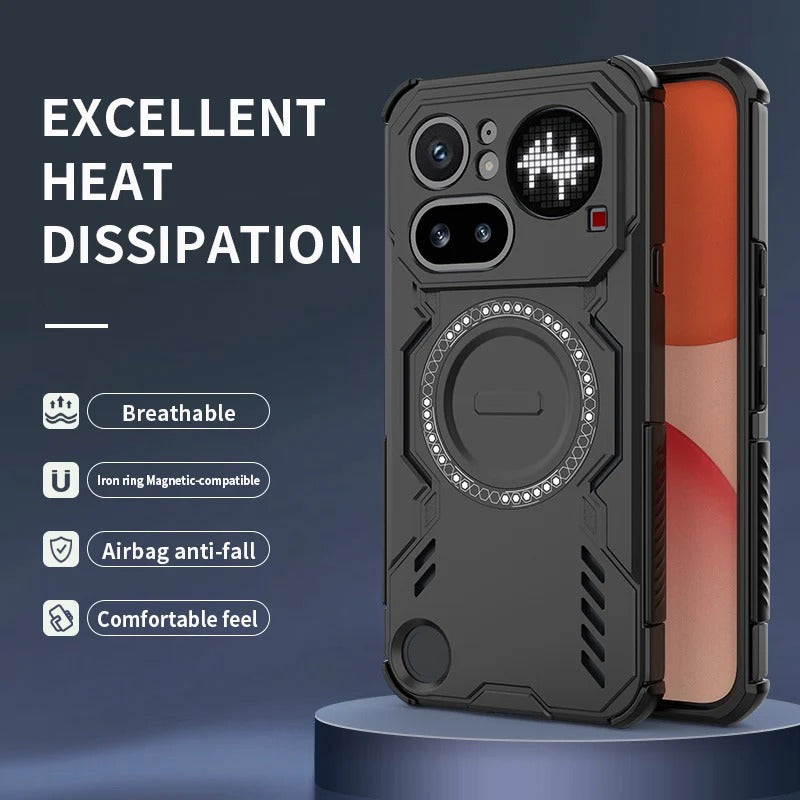 Nothing Phone 4a Pro - HexCore Heat Dissipation Airbag MagSafe Case