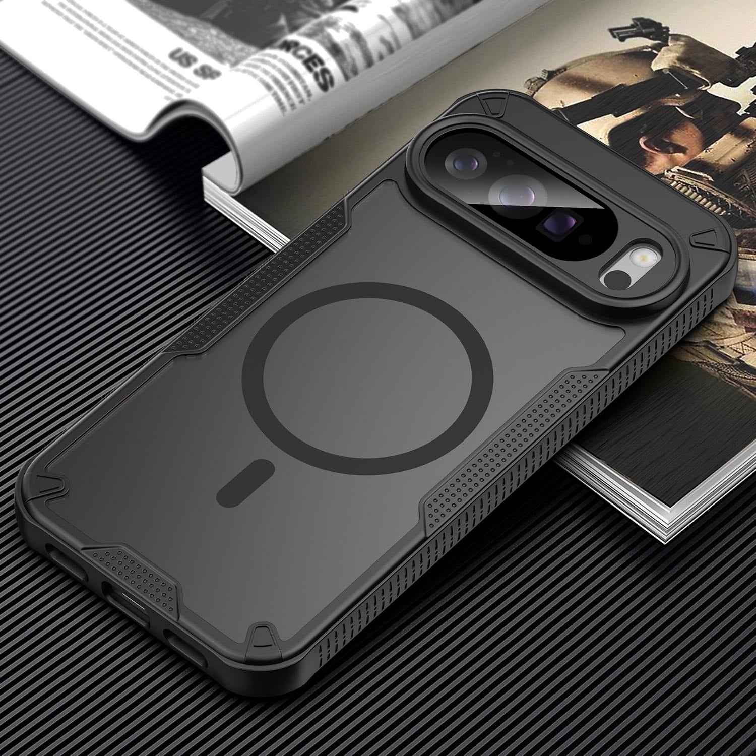 Google Pixel 10 Pro - Translucent FlexCore Magnetic Armor Mobile Cover
