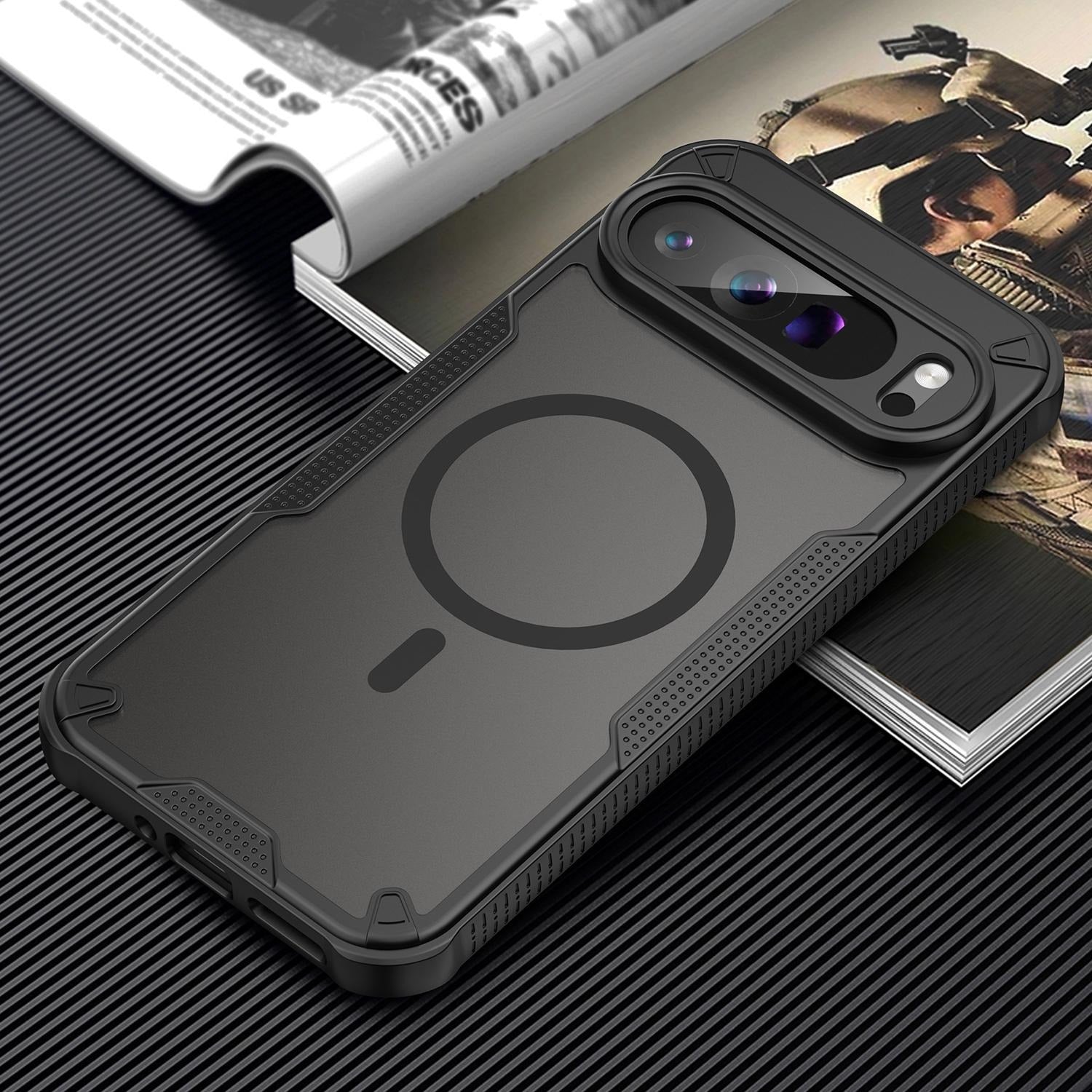 Google Pixel 9 Pro XL - Translucent FlexCore Magnetic Armor Mobile Cover